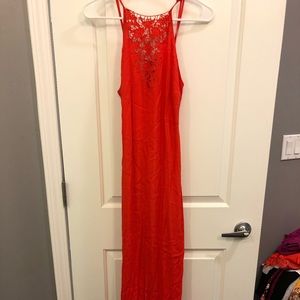Beautiful red maxi dresss